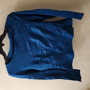 Clearance Women Blue Sweater